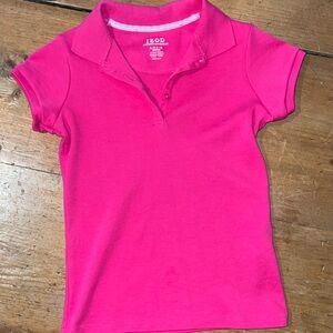 Izod girls size 7/8 Pink Polo